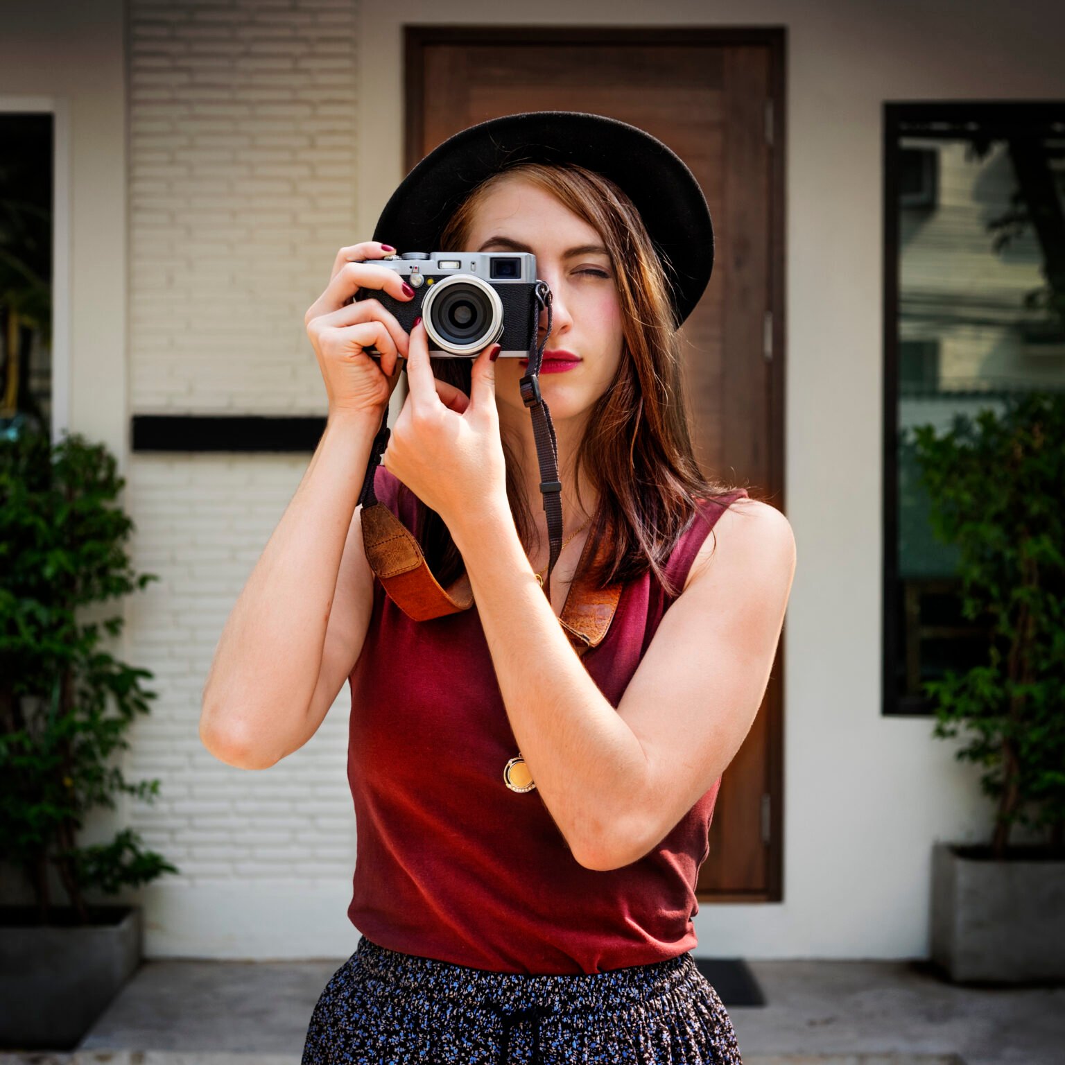 Fotografa in azione